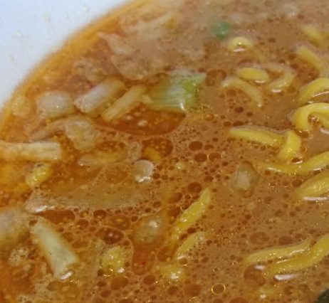 すみれ　カップ麺のスープ